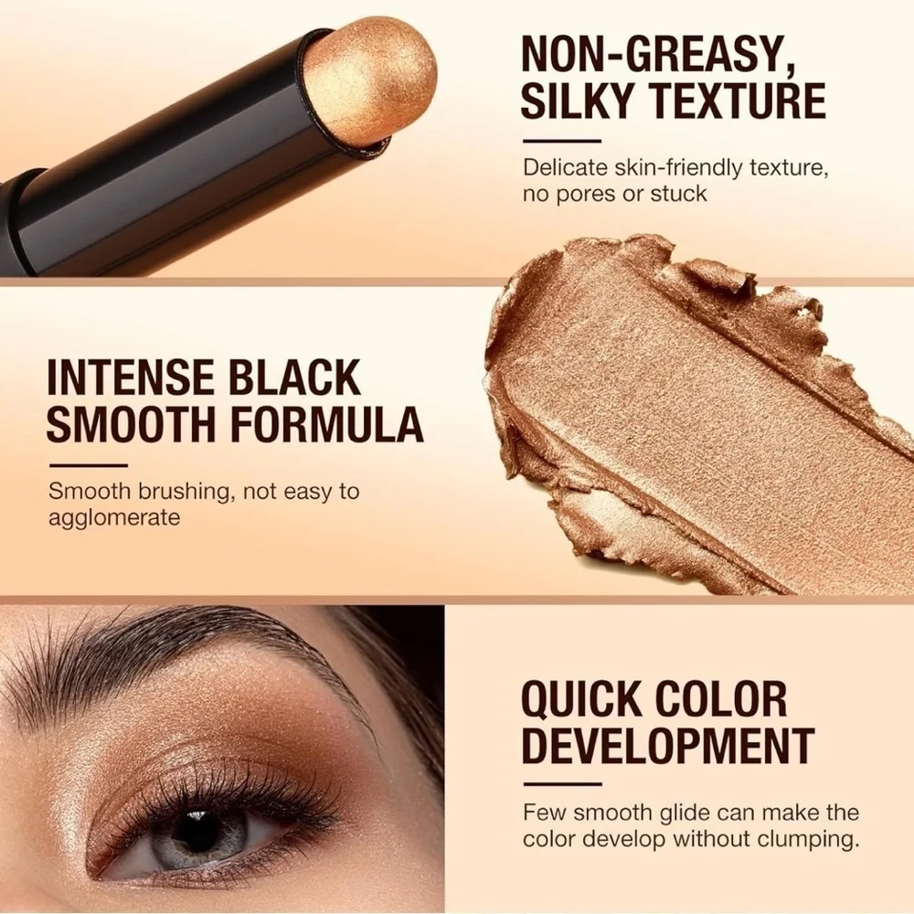 8 pieces eyeshadow sticks and highlighters set similar to Bobbie Br…